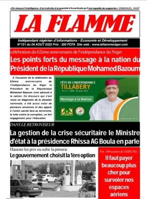 Les points forts du message à la nation du président Mohamed Bazoum à l’occasion du 3 Aout