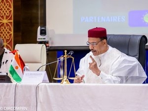 Discours president M Bazoum à la rentrée judiciaire e« Je vous appelle afin que vous assumiez pleinement votre rôle de juge, celui d’appliquer la loi, telle qu’elle est, sans autre considération. »