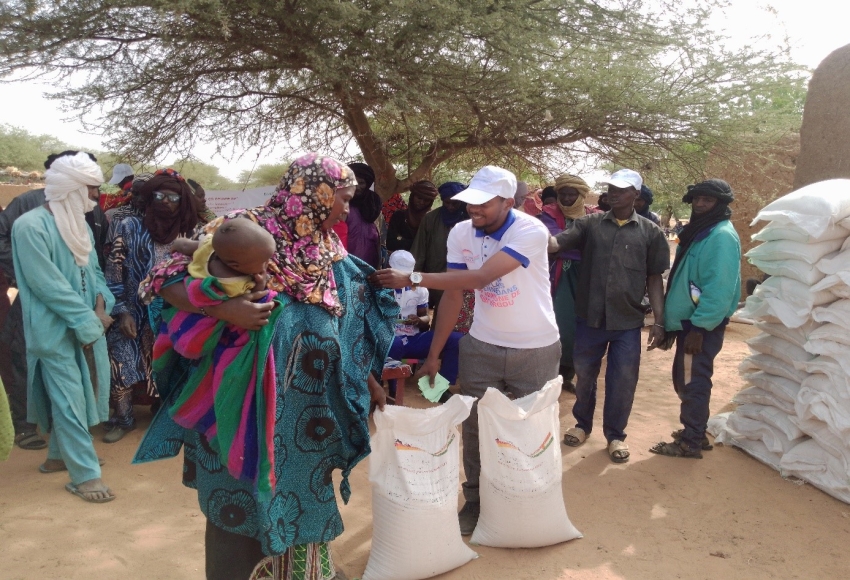 Activité d’appui aux déplacés internes dans la commune de Bibiyergou/ Tillabery par l’ONG JMED avec le soutien financier de la Coopération allemande à travers la GIZ